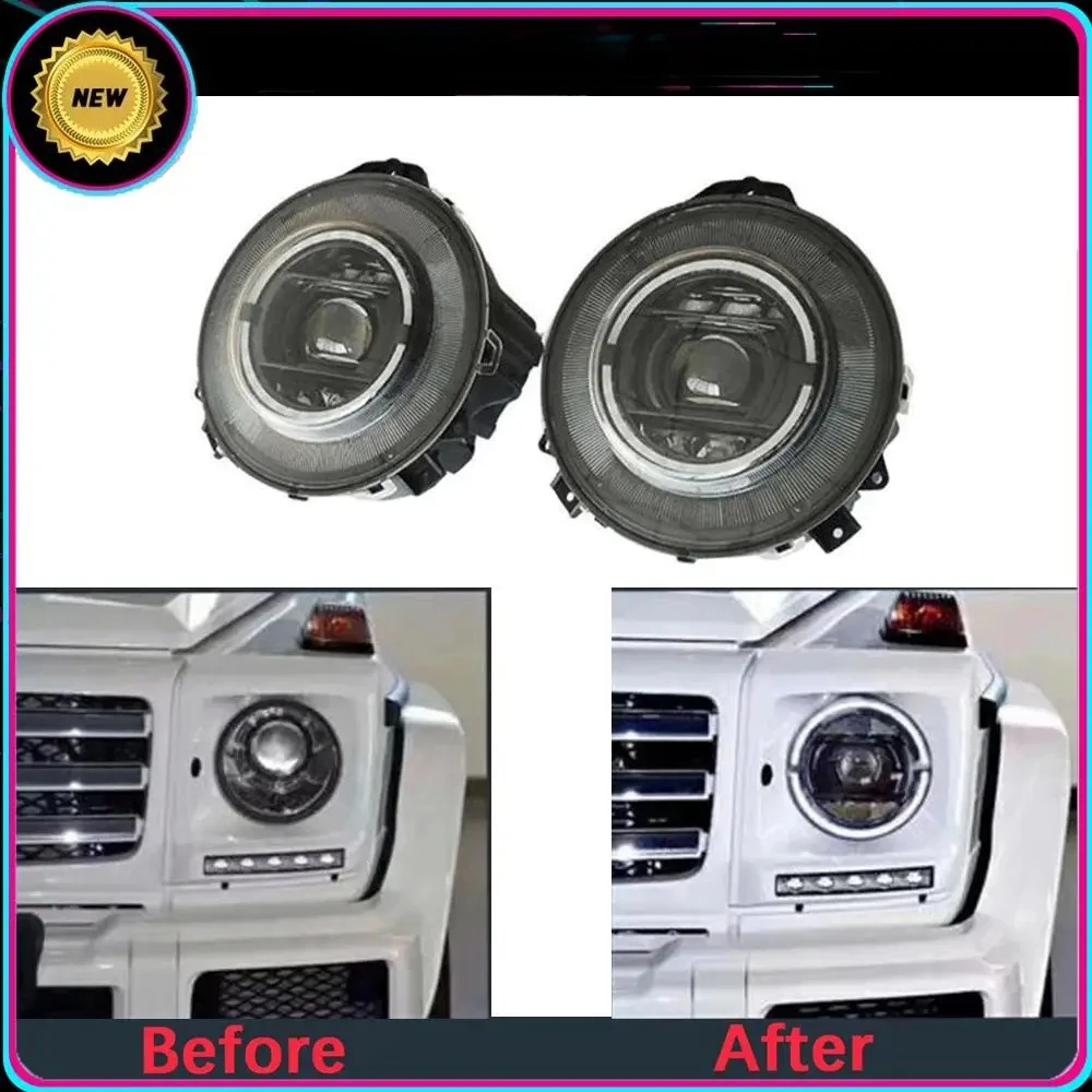 

W463 Upgrade Headlight Assembly Set for 2012-2017 Mercedes Benz G Class G500 G550 G63 G65 4.0L 5.5L 6.0L New Car Exterior Parts