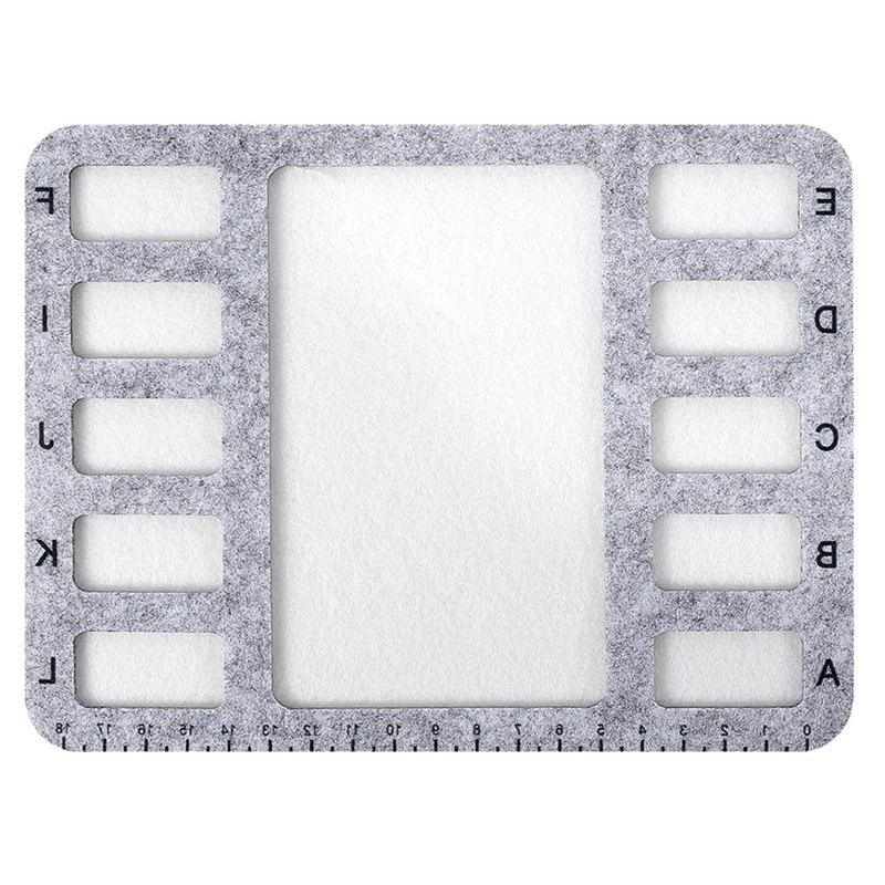 5Pcs Felt Beading Mat Set 7.9X5.9Inch Rectangle Board Eco-Friendly