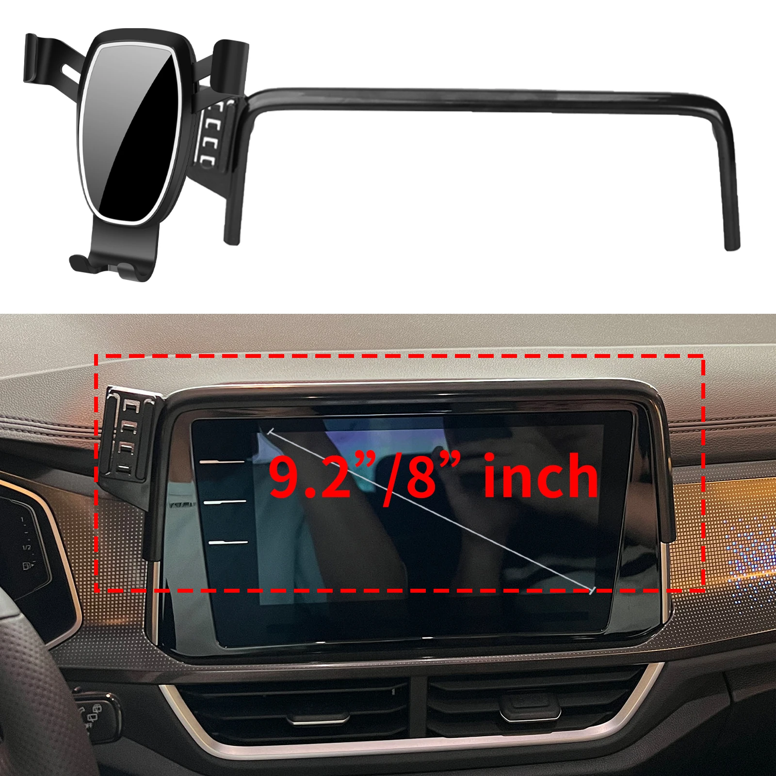 

fit for VW T-ROC 2023 2024 2025 Navigation Bracke Screen Base Phone Holder Mount Car ​​accessoires