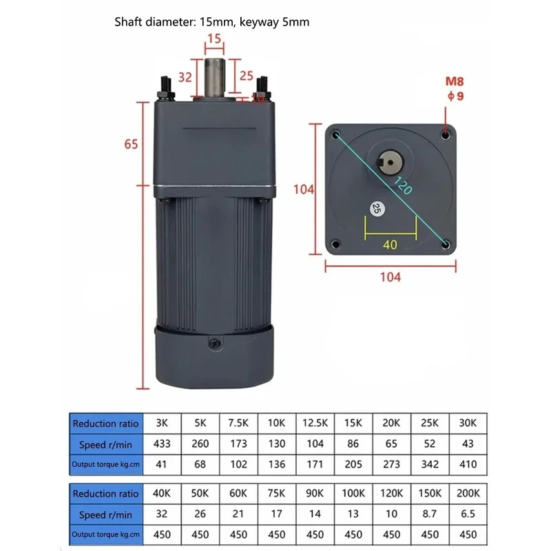 Speed Control Gear Reduction Motor With Controller For L Furniture