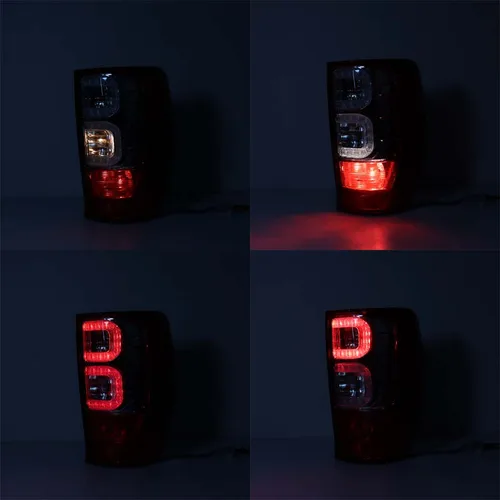 Imagen 2 del producto Conjunto de luz trasera automática para ZhongXing Terralord, lámpara de freno de luz trasera de coche con bombillas, arnés de cables, accesorios para coche