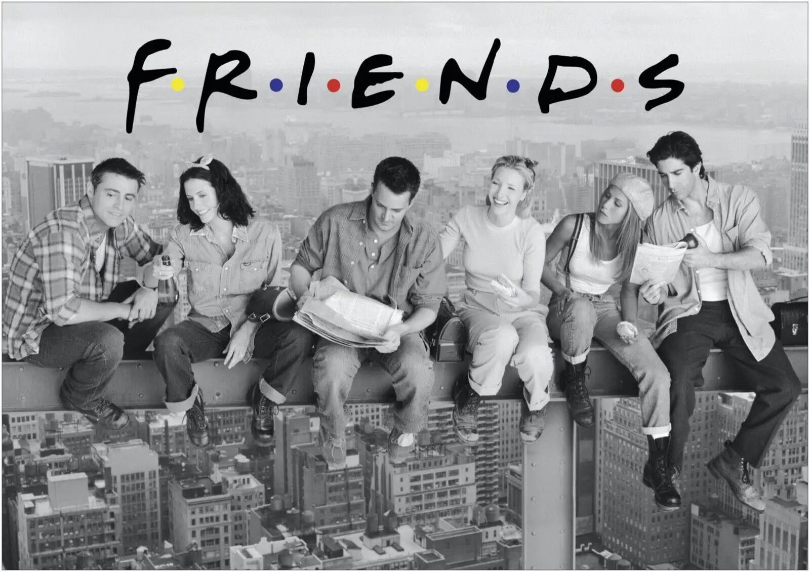 

Friends on a Girder Classic TV Show Art Picture Print Silk Poster Living Room Decor Home Wall