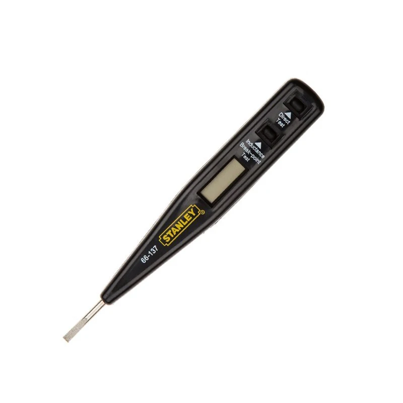 STANLEY 66-137 2-in-1 12V Digital Detection Tester & Screwdriver with LCD Display for Home, DIY & Professional Use Ideal for Car