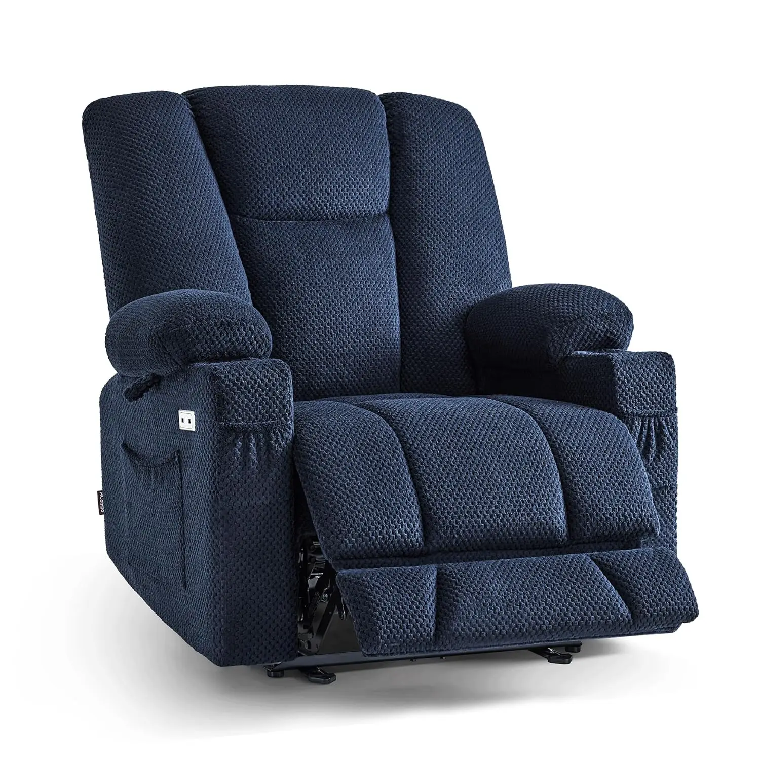 

Oversized Zero Gravity Recliner Chair with Heat & Massage Power USB Type C Cup Holders Living Room, Customized