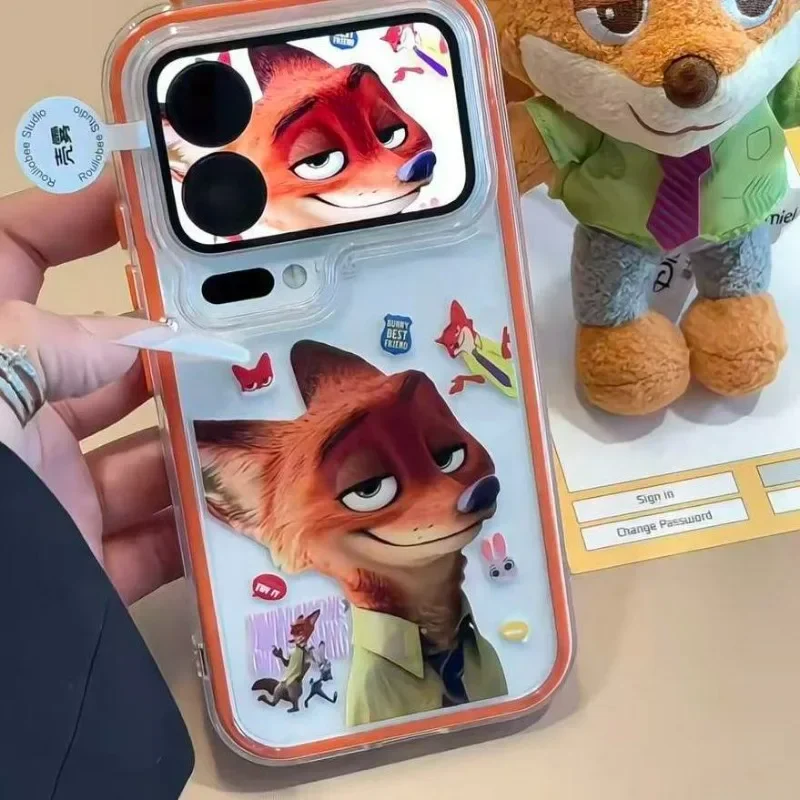 حافظة هاتف محمول Zootopia Judy Nick لطيفة ومظهر جيد ونمط جديد هدية متخصصة Kawaii متوفرة لهدية الزوجين الكرتونية لهاتف IPhone
