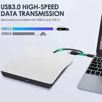 N01R-CD DVD RW Drive Burner External USB3.0 Type-C DVD Player Reader Portable Optical Drives