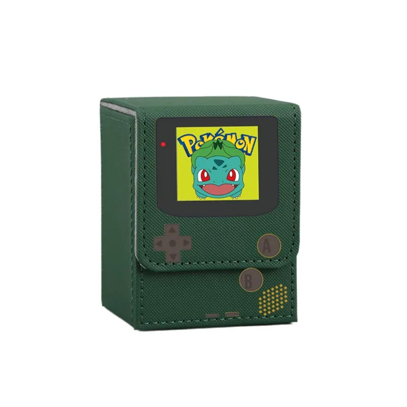 Anime Figure Pokemon Charizard Squirtle Bulbasaur Blastoise Venusaur Meowth Mew Gengar Mew Cubone Game Collection Card Box