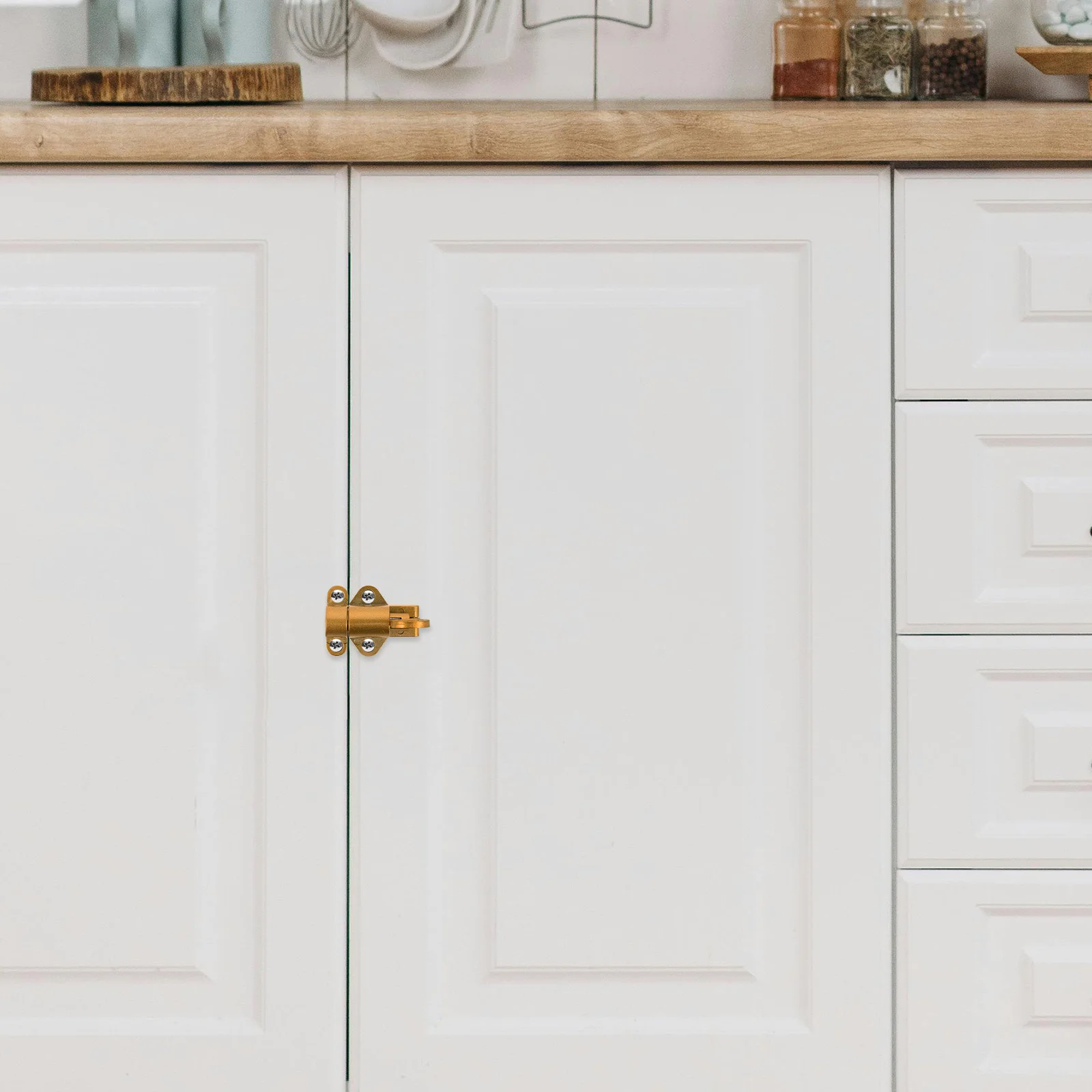 مزلاج أوتوماتيكي محمل بنابض لأبواب الألومنيوم والنوافذ، دبوس قفل سريع الإصدار، وظيفة الإغلاق الذاتي، مزلاج الباب الآمن