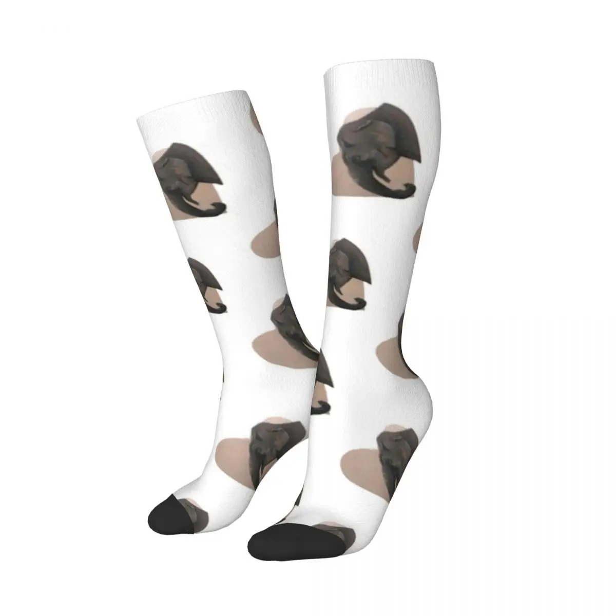 

Asian Elephant Socks Harajuku Super Soft Stockings All Season Long Socks Accessories for Man's Woman's Christmas Gifts