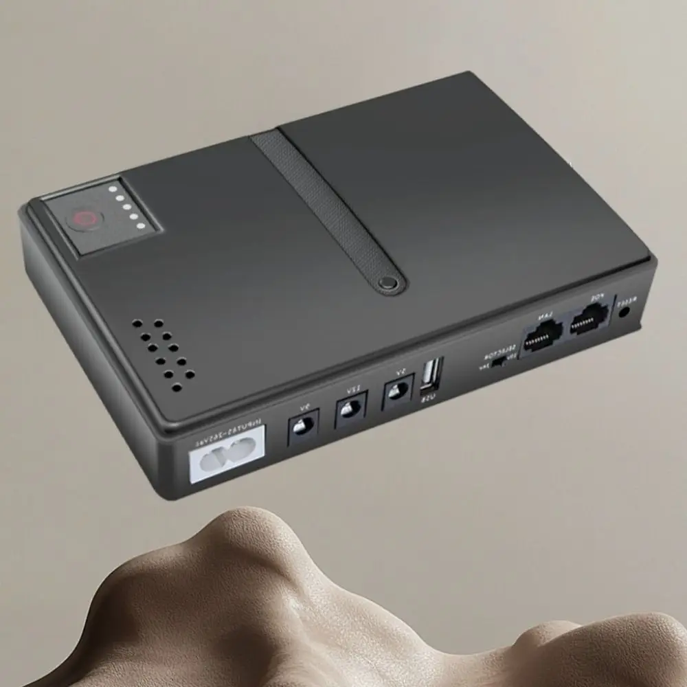 Fonte de alimentação ininterrupta DC UPS confiável, múltiplos saídas, modem, fonte de alimentação DC 5V9V12V, mini roteador de energia de backup