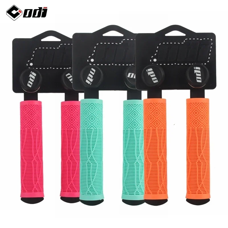 ODI MTB Handlebar Grips BicycleSilica Gel Handlebar Grip Soft Non-slip Shock-absorbing Handle Cover XC/AM Bicycle Accessories