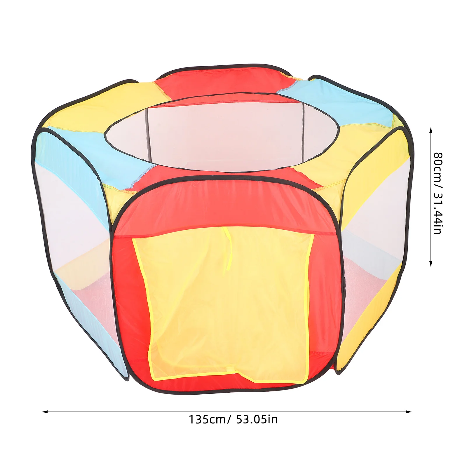 Foldable Mesh Ball Pit Playhouse Pop Up Playpen for Toddlers Boys Girls Breathable Indoor Outdoor Play Tent Kids Tent Indoor