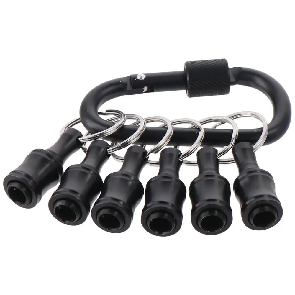 6Pack Electric Drill Screwdriver Bit Holder Hex Socket Tool Parts 1/4