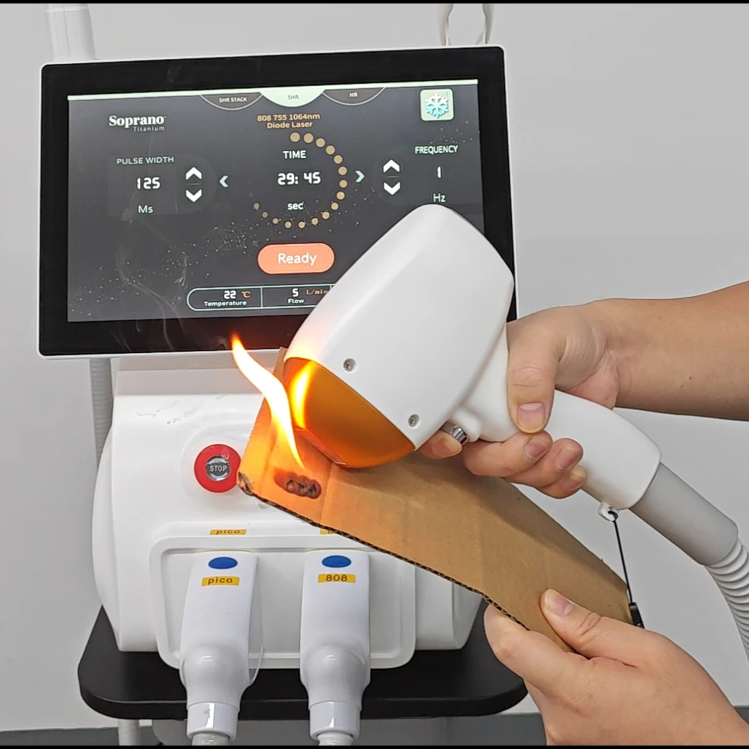 Industrial Laser Hair Removal Machine - CE Tam Vücut Epilasyon Pico Lazer