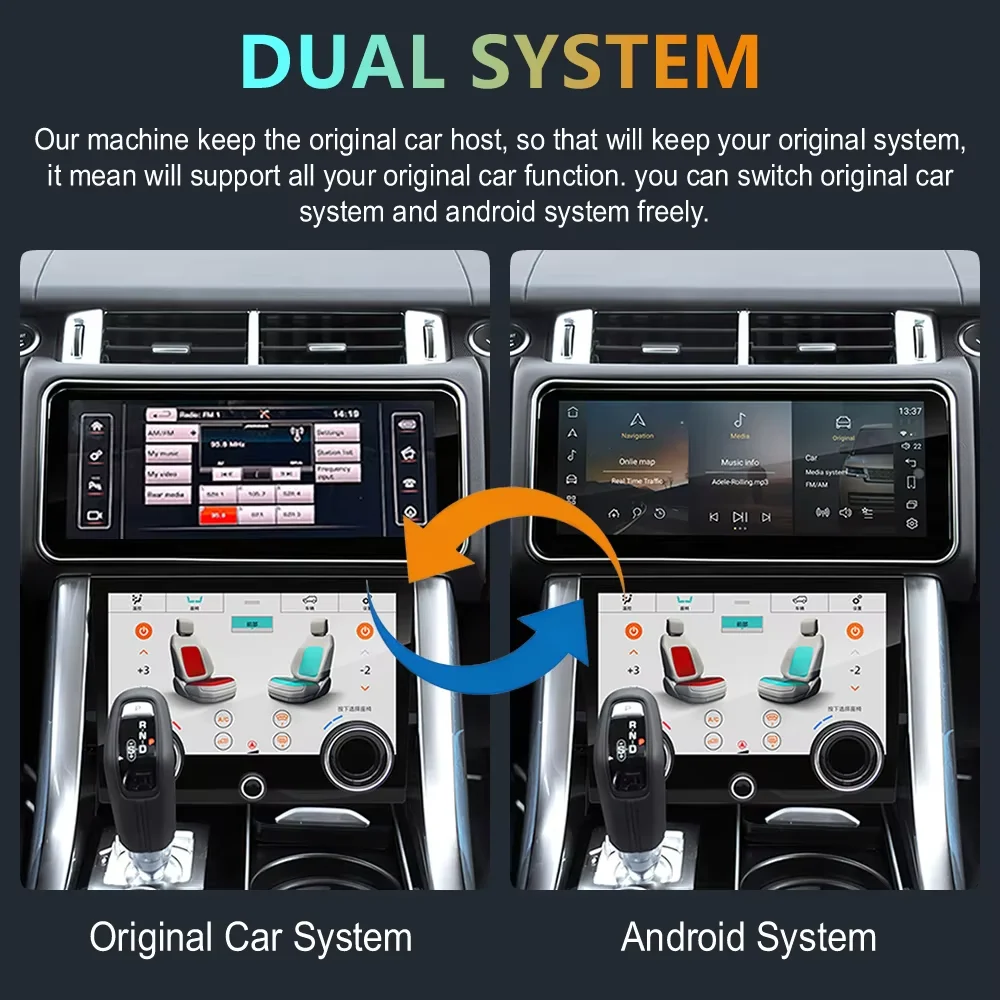 

For Range Rover Sport L 494 2013-2017 12.3 inch Car Radio Multimedia Video Player Android 13 GPS Navigation Stereo 4G WIFI DSP