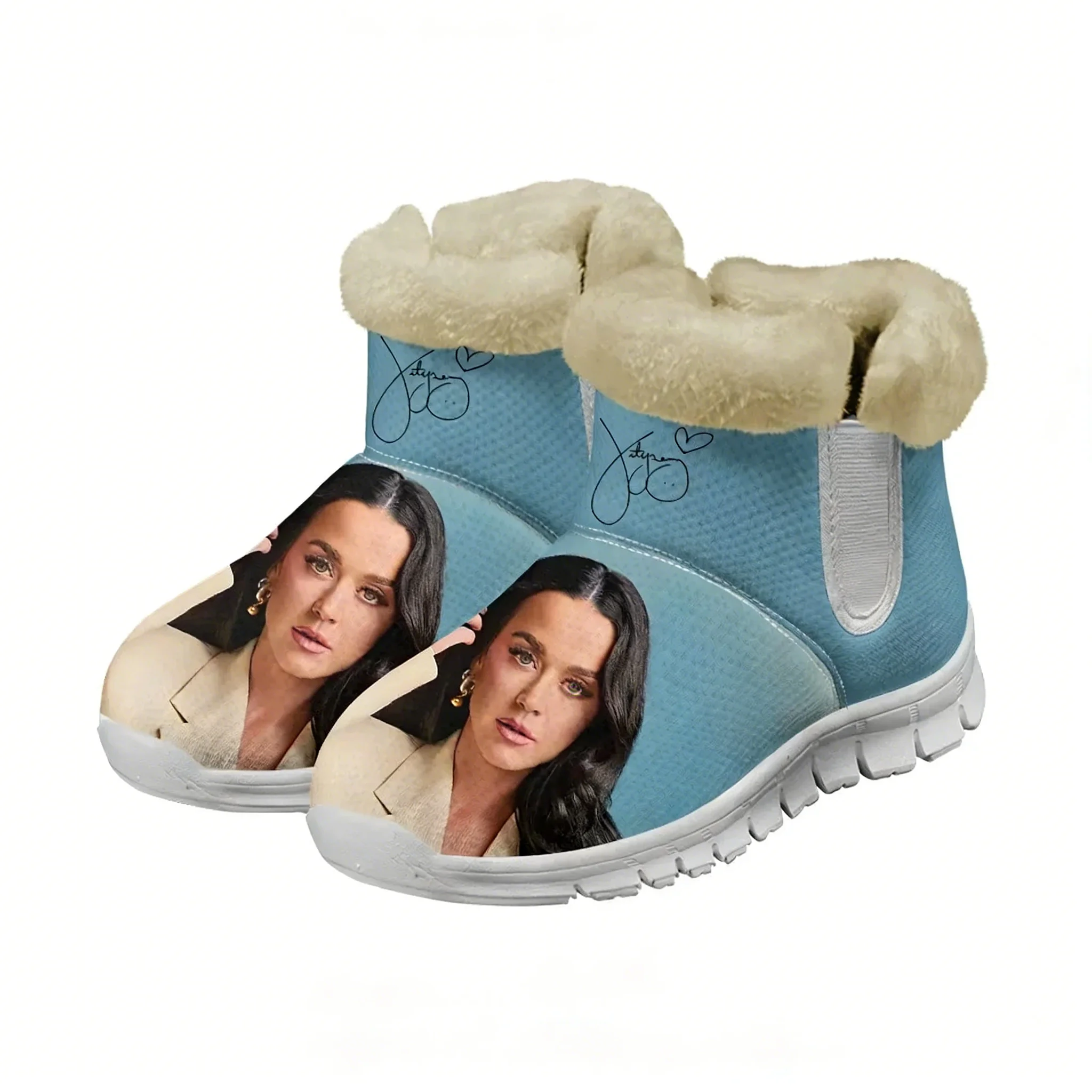 

Зимние ботинки Katy Perry для мужчин, женщин и подростков: теплые, высококачественные, повседневные, легкие, спортивные, кастомизируемые кроссовки для пар