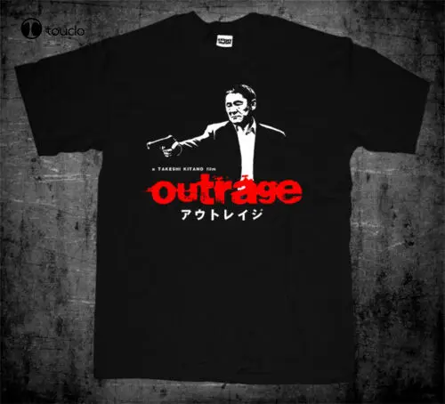 Takeshi Kitano Outrage Japanese Yakuza Action Movie T-Shirt Tee Shirt unisex