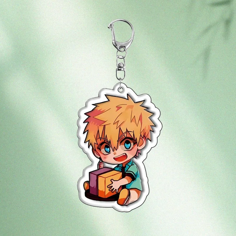    애니메이션 패션 아크릴 화장실에 묶인 하나코군 캐릭터 키체인 만화 귀여운 백팩 키링 친구 선물 장난감