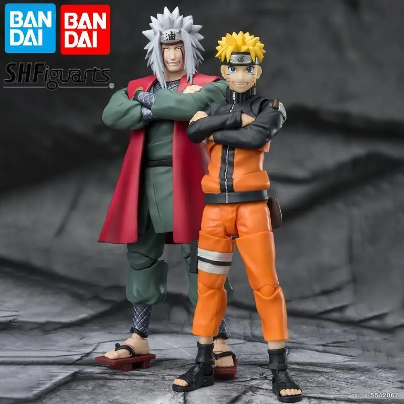 

New Bandai Original S.h.figuarts Shf Naruto Jiraiya Sdcc Exclusive Edition Anime Action Figure Finished Model Kit Toy Gift