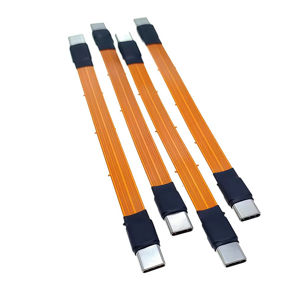 

PD240W fast charging high-definition 8K screen mirroring video cable USB4 data cable USB80G dual head type-c soft flat cable