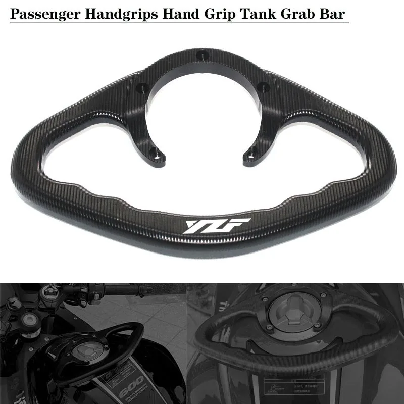 

Motorcycle CNC Passenger Hand Grip Tank Grab Bar Handles Armrest Fit For YZF-R1 YZF-R3 YZF-R6 YZF-R25 YZF R1 R3 R6 R25 YZFR1
