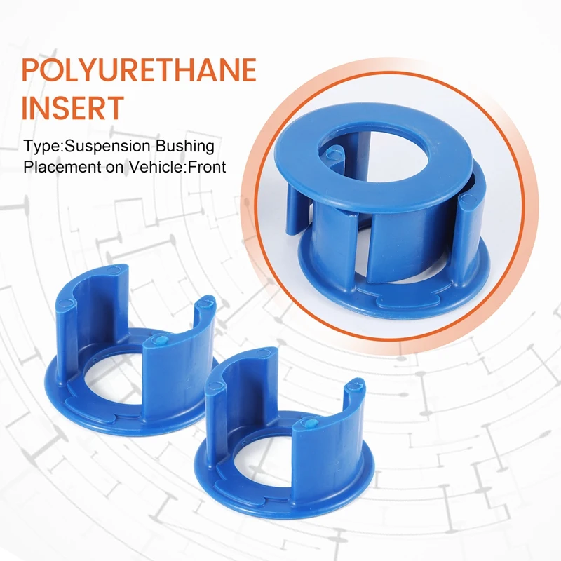 Car Front Subframe Bush Polyurethane Insert Kit Suspension Bushing For Volvo V70 II XC70 2000 Up To 2008