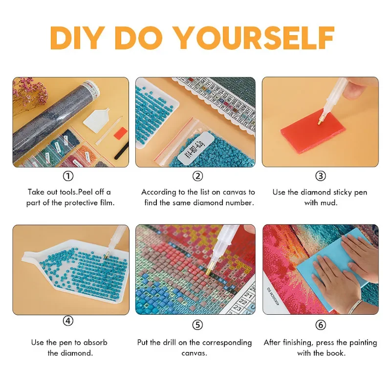 الزهور الكوبية DIY الماس لوحات اليدوية مربع جولة الماس الفسيفساء كامل الماس التطريز مجموعات اللوحات الزخرفية