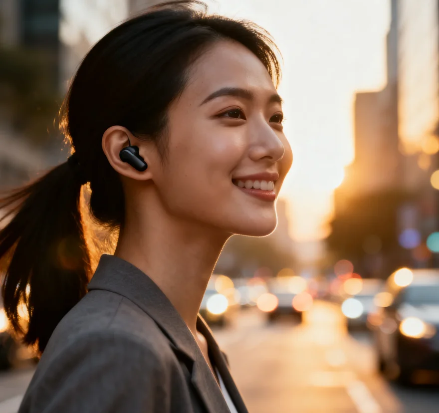 سماعات أذن مترجم اللغة عبر الإنترنت سماعات أذن للترجمة عبر الإنترنت 200 مللي أمبير في الساعة علبة شحن 144 لغة للتعلم والعمل #2