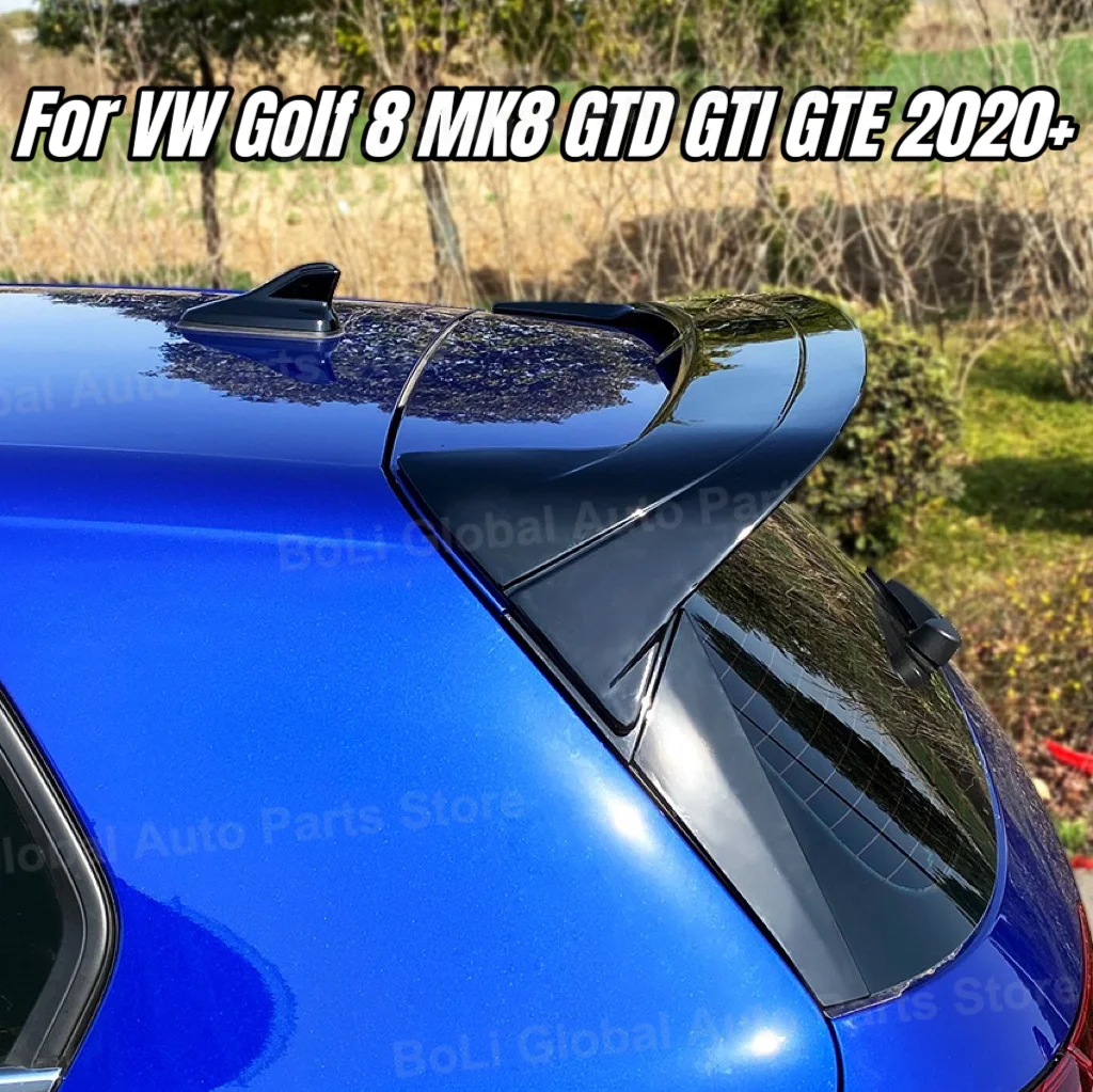 For Volkswagen VW Golf 8 MK8 Ⅷ R GTI GTD GTE R-LINE Spoiler Rear Window Roof Spoiler High Quality Spoiler 2020+