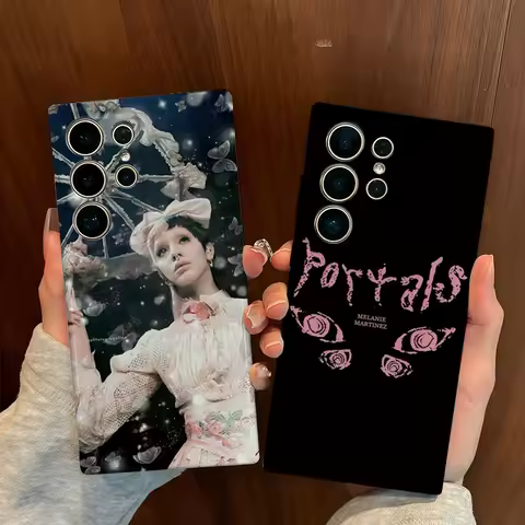 Singer M-Melanie Martinez Phone Case For Samsung S25 Shell GalaxyS24Ultra 23plus S22 21 A56 36 Glossy Film Hard PC Cover