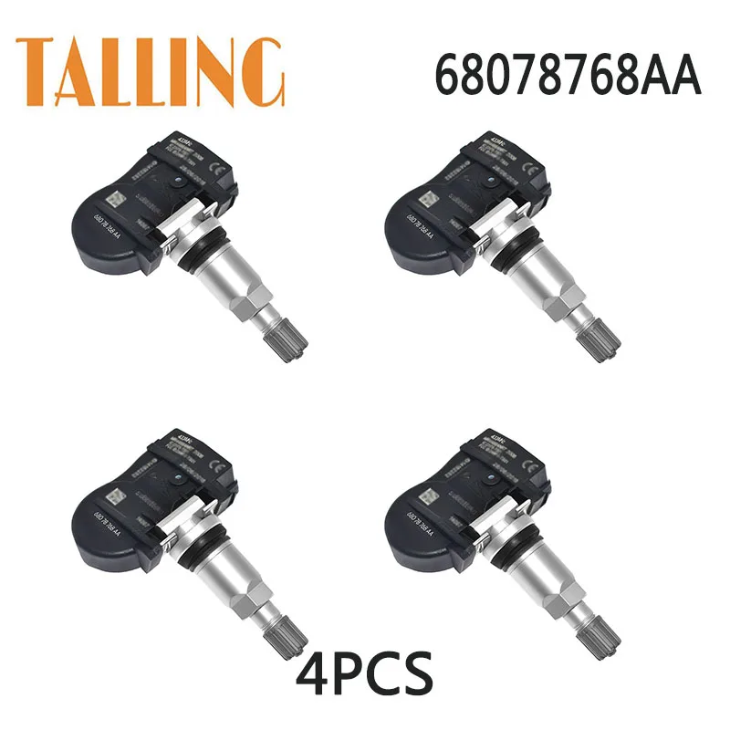 68078768AA 4Pcs TPMS Tire Pressure Sensor for Chrysler Dodge Magnum Journey Charger Grand Caravan Volkswagen Routan 68078768AB