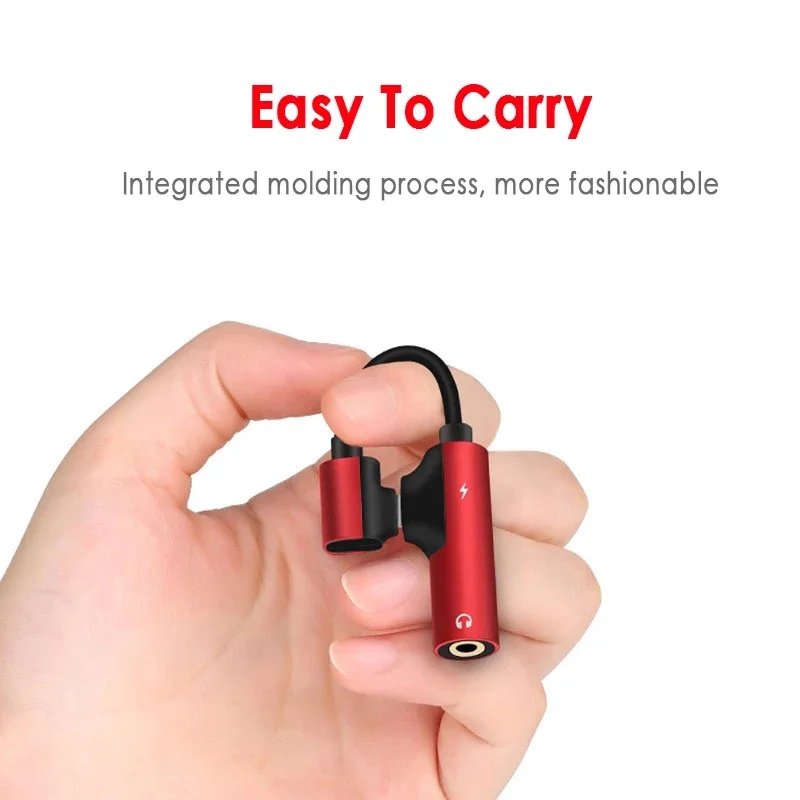 2 w 1 typ C 3.5mm AUX Adapter USB C do 3.5 wtyczka gniazdo słuchawkowe 3 5 Splitter słuchawki Audio konwerter dla Xiaomi Huawei LG