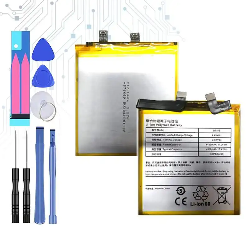

Mobile Phone Battery High Compatibility 4510Mah For Smartisan Nut R2 DT2002C 5G DT10B Durable