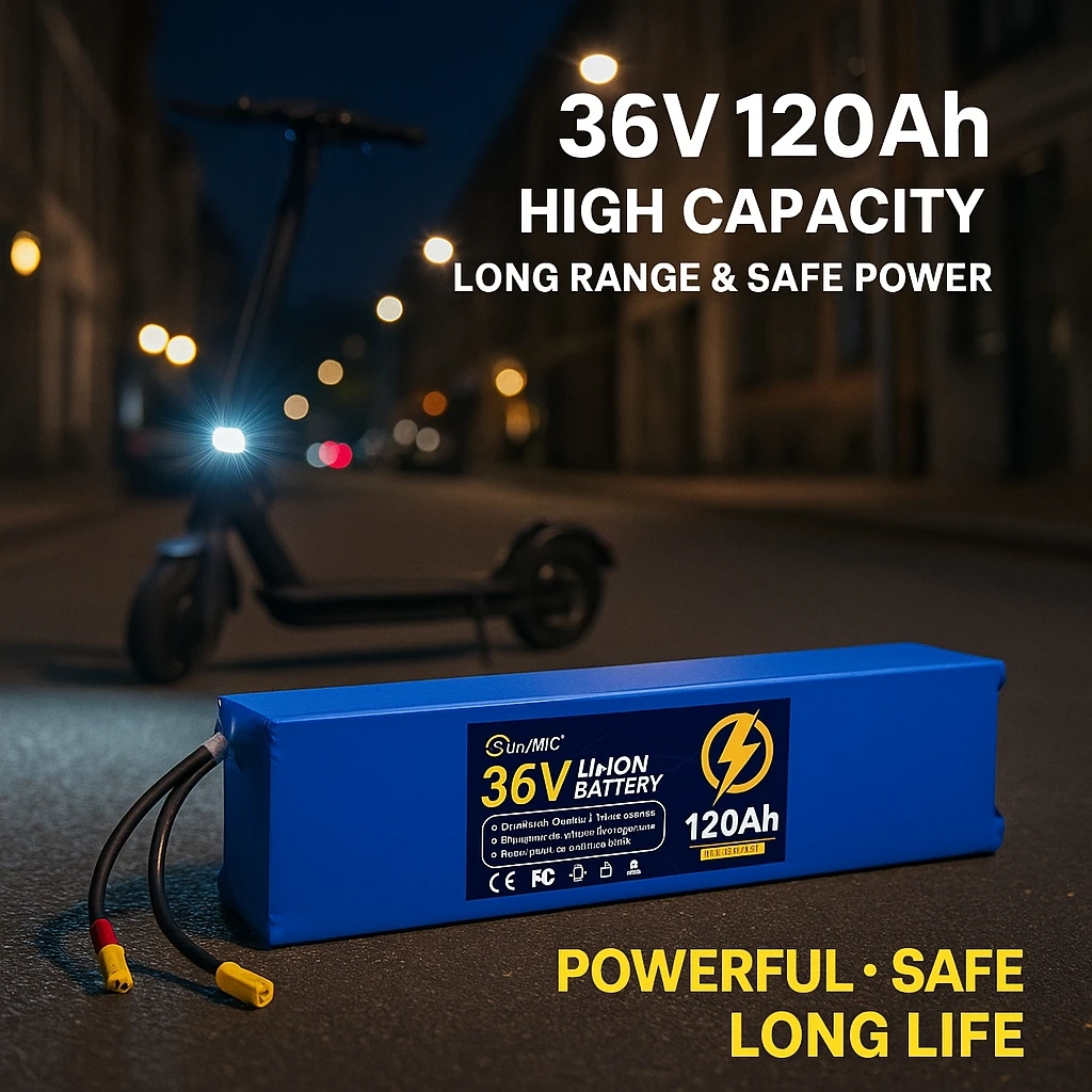 

NEW 10S3P 36V 120Ah 36vElectric Scooter Battery Pack18650 LithiumM365 Electric Scooter 36v Battery Scooter with Charger✅⚡✅