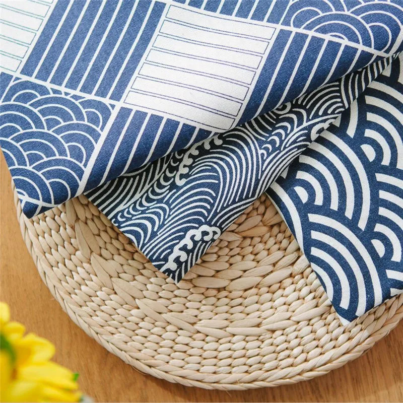 1Pc 50x65cm Mediterranean Style Placemat Tablecloth Kitchen Dinner Bowl Mat Shooting Background Cloth