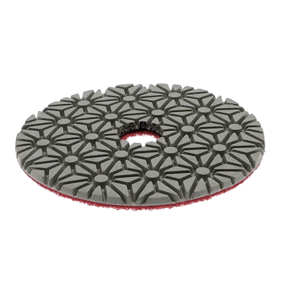 3 Steps 4Inch Diamond Polishing Pad Flexible Wet Polishing Pads For Granite Marble Stone Concrete Grinding Disc