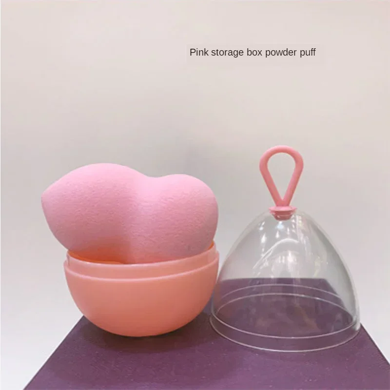 Makeup Blender Puff für Foundation BB Cream, 1 Stück, Nass- und Trockengebrauch, tragbares Kosmetikwerkzeug mit Aufbewahrungskoffer