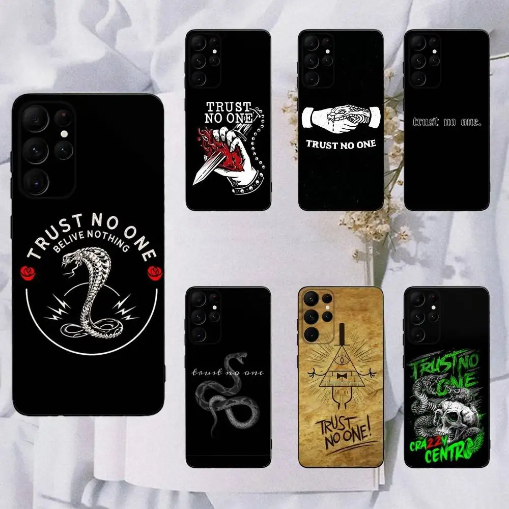 

T-Trust no one Phone Case For Samsung Galaxy A13,A21s,A22,A31,A32,A52,A53,A71,A80,Soft Black Shell