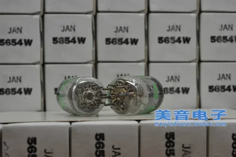 2 uds US GE 5654 válvula de tubo electrónico de vacío para reemplazo 6J1 6m 1 6AK5 EF95 amplificador de emparejamiento