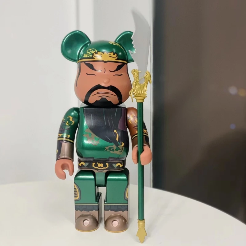 

Building Blocks Bear Tide Play Three Kingdoms Violent Bear Ornament Handmade Model Festival Gift