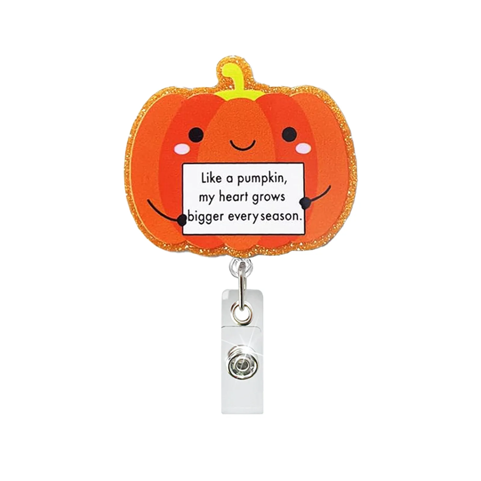 Fruit Badge Reel Stylish Cute Quotes Id Holder Nurse Badge Clip  Acrylic Badge Holder For Student Office Work Exhibition