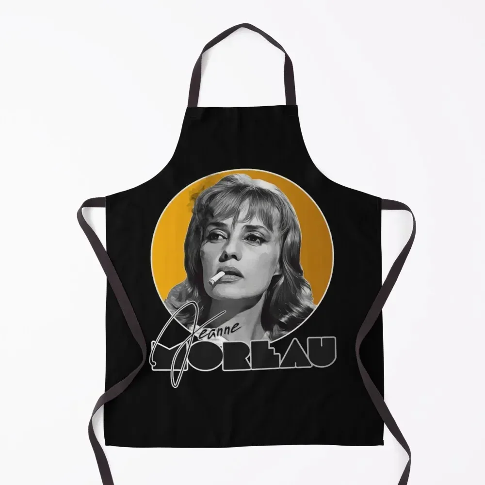 

Retro Jeanne Moreau Gold Tribute Apron women's kitchens Ladies Apron