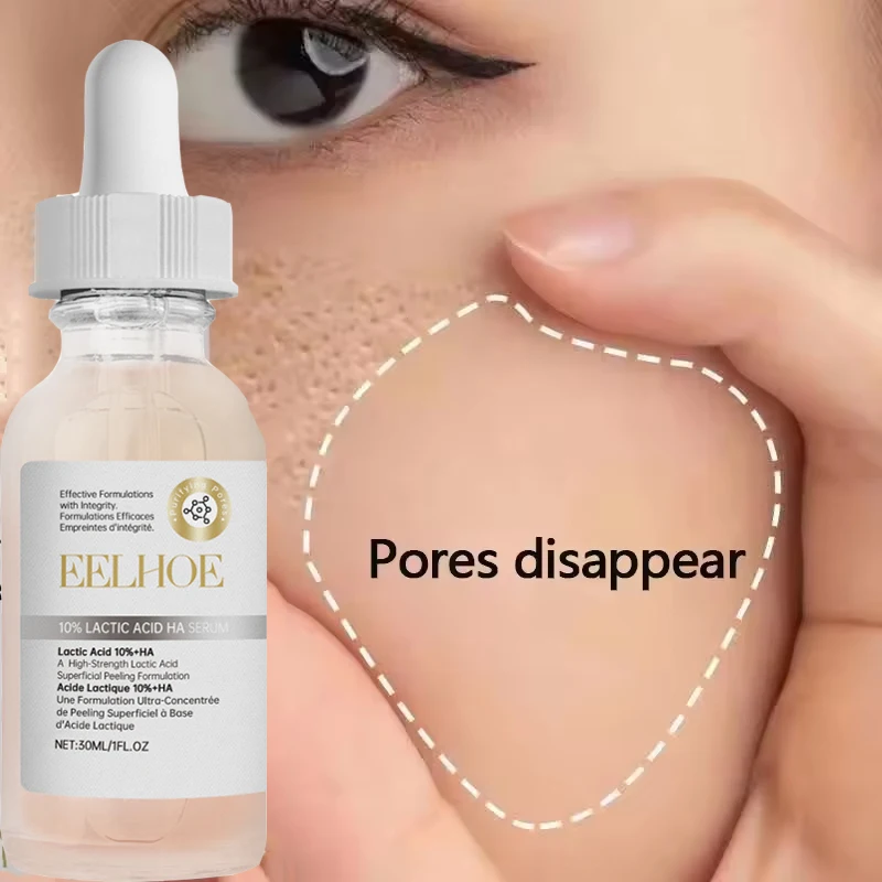 

Hyaluronic Acid Face Serum Deep Moisturizing Firm Skin Lactic Acid Shrink Pores Anti Wrinkle Aging Fade Dark Spot Brighten Care