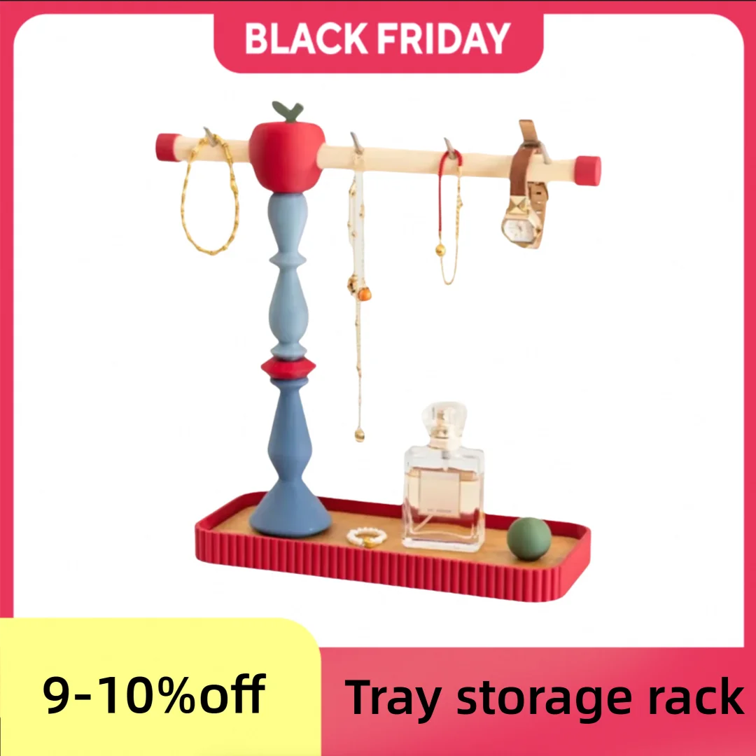 

Multifunctional Key & Jewelry Holder, Desktop Storage Ornament, Apple Decor Tray, for Entryway Placement, Home Decoration