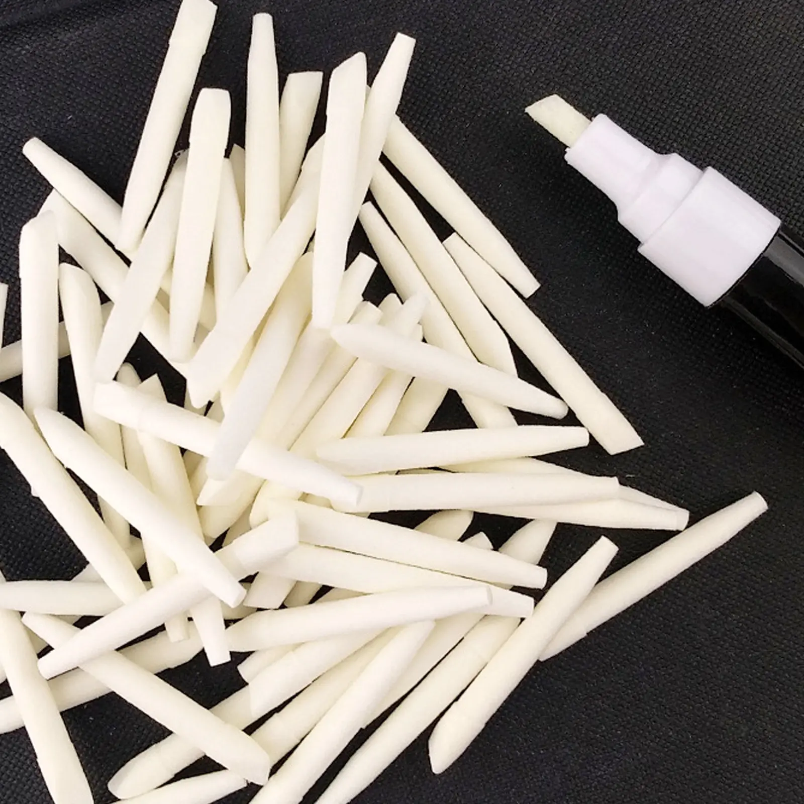 

40Pcs Paint Marker Replacement Nibs Portable Paint Pen Nibs Smooth Writing Tips for Refillable Marker Pens Universal Pen Points