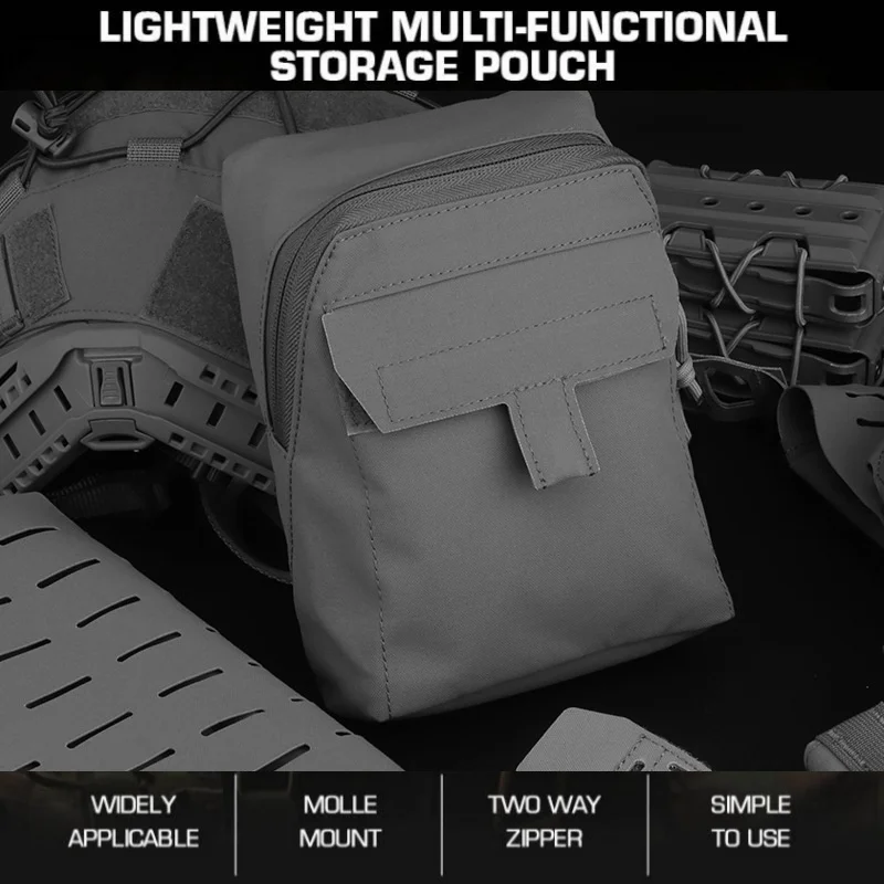 Bolsa MOLLE ligera multiusos para chaleco táctico o cinturón - imagen 4