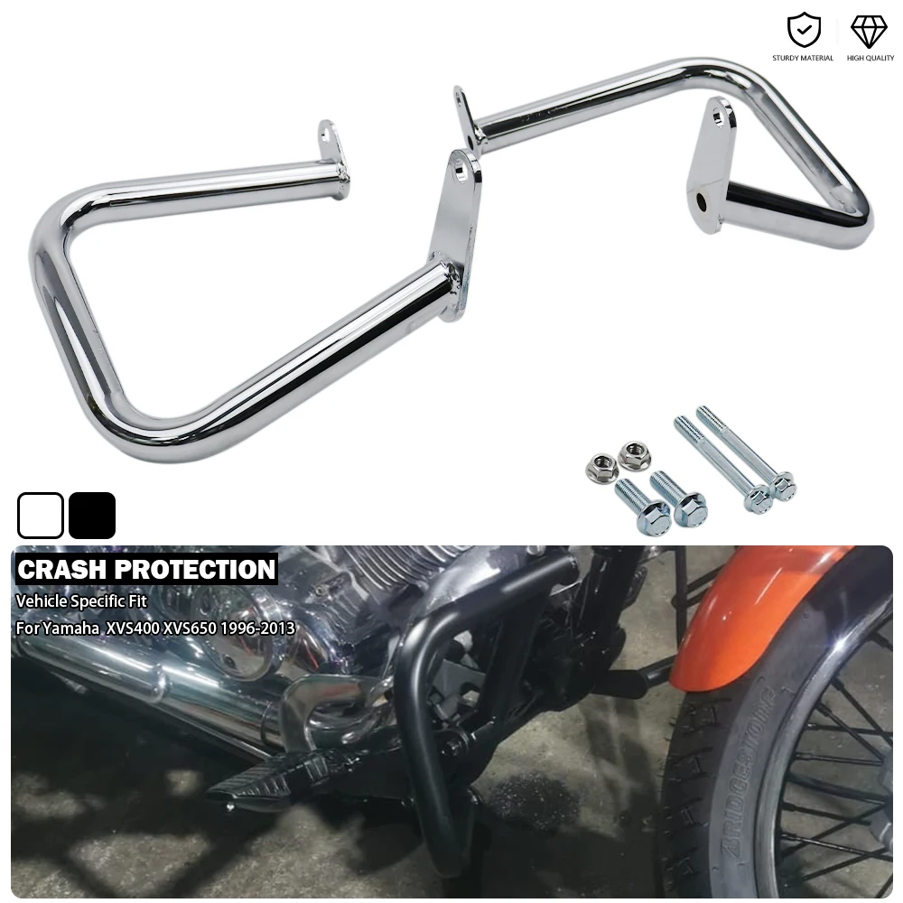 

Engine Crash Protection Bar Frame Bumper Falling Protector Fit For Yamaha V-Star Dragstar 400 650 XVS650 Classic XVS400 Custom