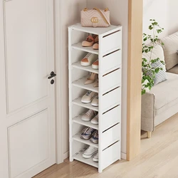 DIY Shoe Rack Organizer Cabinet Stackable Shelf for Wall Corner Space-Saving Shoes Storage Simple Shoe Organizer Shoe