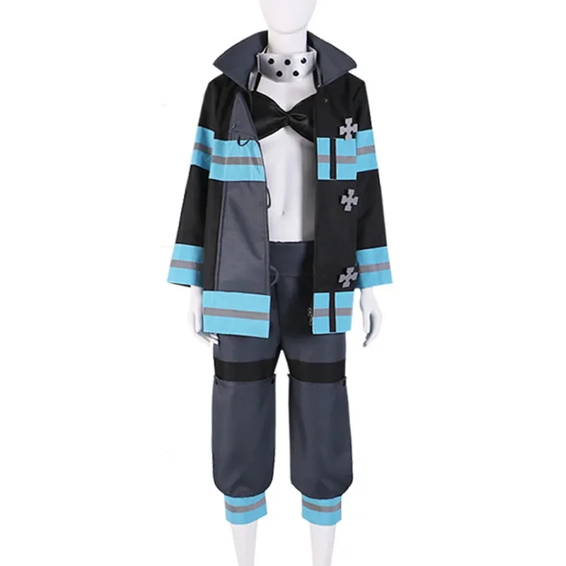 Anime EnnEnn No Cosplay Shouboutai Tamaki Kotatsu disfraz de Cosplay Shinra Kusakabe Takehisa Hinawa traje de uniformes de bombero