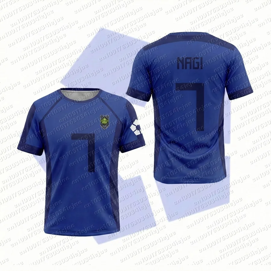 2026 Anime Japanisches Isagi Yoichi Fußballtrikot T-Shirt Cosplay Hyoma Chigiri Meguru Bachira Tee Original Kinder – Detail 9
